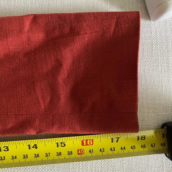 REITMANS Linen Blend Rust  Red Fitted Suit Formal Blazer Jacket Size 4 - Picture 12 of 12